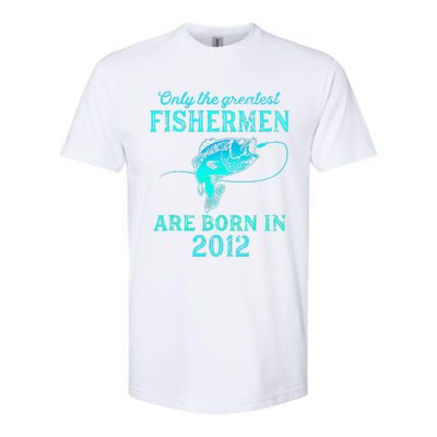 11 Years Old Fisherman Born In 2012 11th Birthday Softstyle CVC T-Shirt