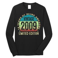 14 Year Old Giftss N Vintage 2009 14th Birthday Long Sleeve Shirt