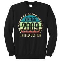 14 Year Old Giftss N Vintage 2009 14th Birthday Sweatshirt