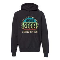 14 Year Old Giftss N Vintage 2009 14th Birthday Premium Hoodie