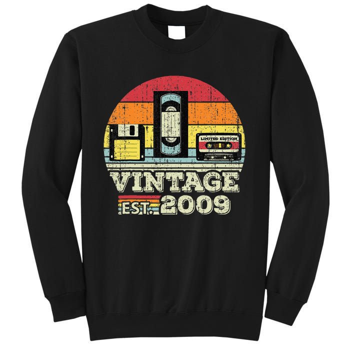 14 Year Old Vintage 2009 14th Birthday Gifts Forss Sweatshirt