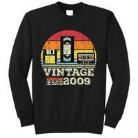 14 Year Old Vintage 2009 14th Birthday Gifts Forss Tall Sweatshirt