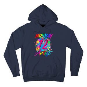 12 Years Old 12th Birthday Art Painting Bday Party Artist Tall Hoodie