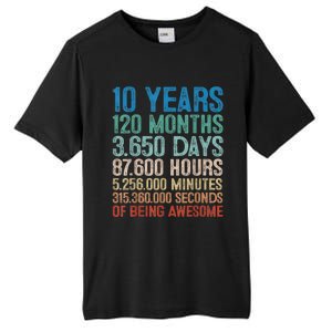 10 Year Old Gift Decorations 10th Bday Awesome 2013 Birthday Tall Fusion ChromaSoft Performance T-Shirt