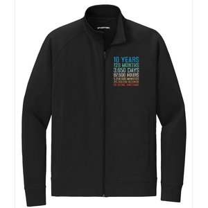 10 Year Old Gift Decorations 10th Bday Awesome 2013 Birthday Stretch Full-Zip Cadet Jacket