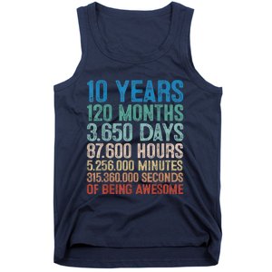 10 Year Old Gift Decorations 10th Bday Awesome 2013 Birthday Tank Top