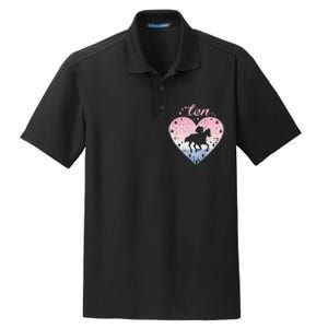 10 Year Old Cute Horse Riding Birthday Dry Zone Grid Polo