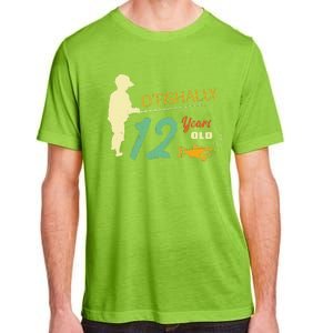 12 Year Old Fishing Gift 12 Yo Twelve Year Old 12th Birthday Adult ChromaSoft Performance T-Shirt