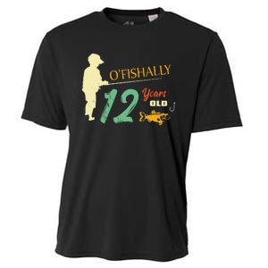 12 Year Old Fishing Gift 12 Yo Twelve Year Old 12th Birthday Cooling Performance Crew T-Shirt