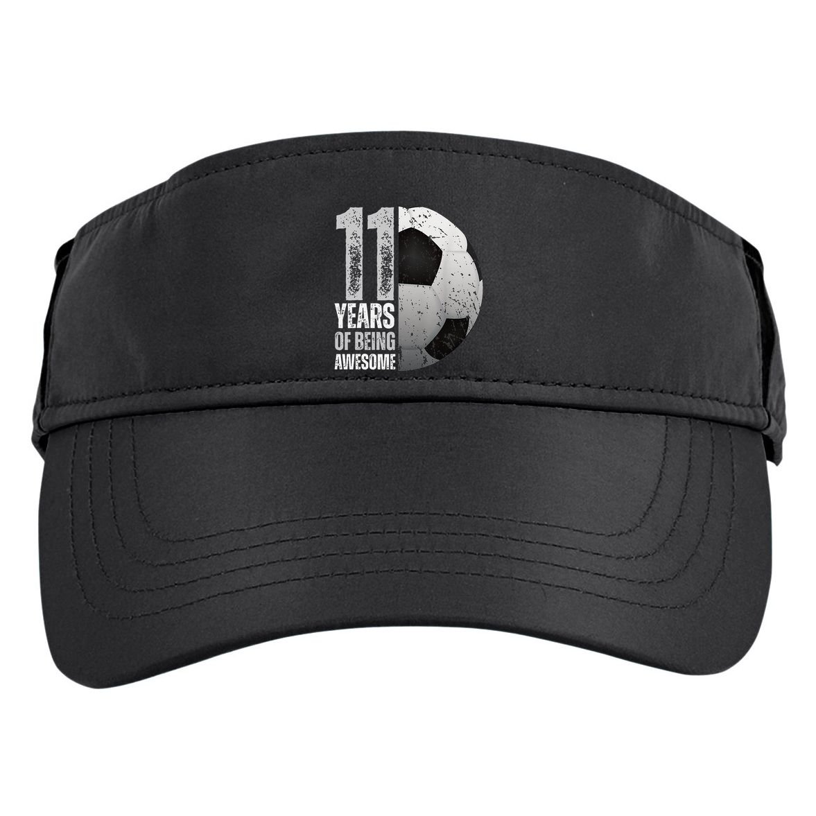 11 Year Old Soccer 11th Birthday Player Bday Party Adult Drive Performance Visor
