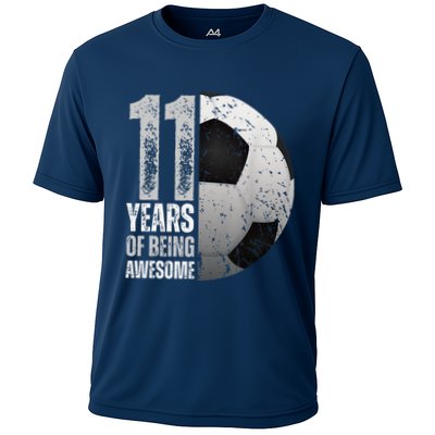 11 Year Old Soccer 11th Birthday Player Bday Party Performance Shirt