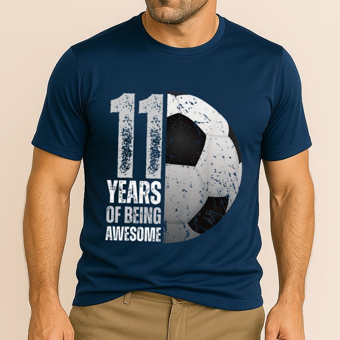11 Year Old Soccer 11th Birthday Player Bday Party Performance Shirt