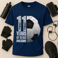 11 Year Old Soccer 11th Birthday Player Bday Party Performance Shirt