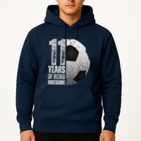 11 Year Old Soccer 11th Birthday Player Bday Party Hoodie