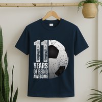 11 Year Old Soccer 11th Birthday Player Bday Party T-Shirt