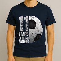11 Year Old Soccer 11th Birthday Player Bday Party T-Shirt