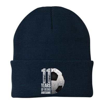 11 Year Old Soccer 11th Birthday Player Bday Party Beanie