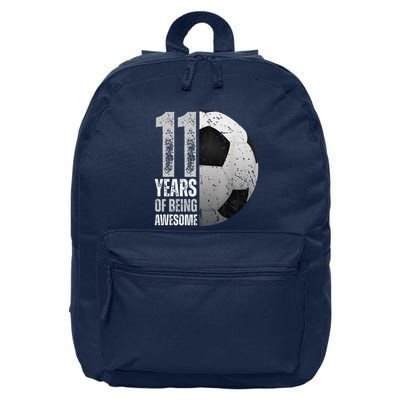 11 Year Old Soccer 11th Birthday Player Bday Party 16 in Basic Backpack