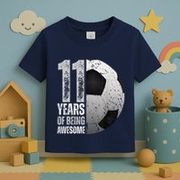 11 Year Old Soccer 11th Birthday Player Bday Party Toddler T-Shirt