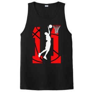 11 Years Old 11th Birthday Boy Basketball Lovers PosiCharge Competitor Tank