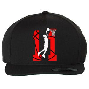 11 Years Old 11th Birthday Boy Basketball Lovers Wool Snapback Cap