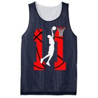 11 Years Old 11th Birthday Boy Basketball Lovers Mesh Reversible Basketball Jersey Tank