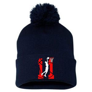 11 Years Old 11th Birthday Boy Basketball Lovers Pom Pom 12in Knit Beanie