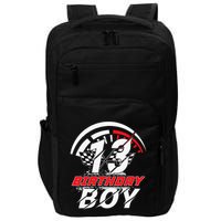 13 Year Old Race Car 13th Birthday Party Racing Pit Crew Impact Tech Backpack