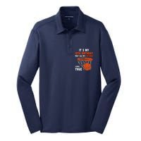 12 Year Old Happy 12th Birthday Basketball 12th Birthday Silk Touch Performance Long Sleeve Polo