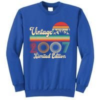 17 Year Old Retro Vintage 2007 Limited Edition 17th Birthday Gift Tall Sweatshirt