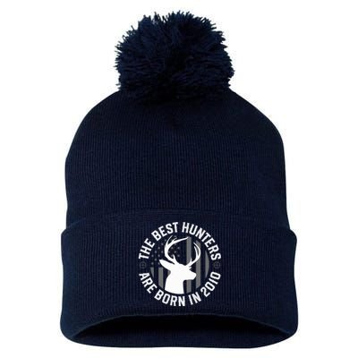 13 Year Old Deer Hunter Hunting 2010 13th Birthday Pom Pom 12in Knit Beanie