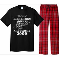 14 Year Old Fisherman Fishing 2009 14th Birthday Cute Pajama Set