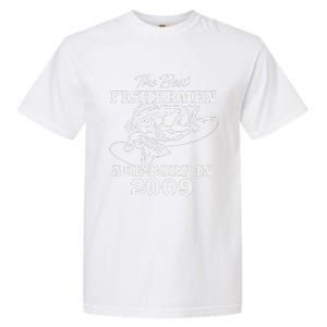 14 Year Old Fisherman Fishing 2009 14th Birthday Cute Garment-Dyed Heavyweight T-Shirt