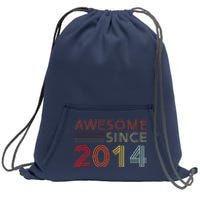 10 Year Old Bday Decorations Son Boy 10yr 2014 10th Birthday Sweatshirt Cinch Pack Bag