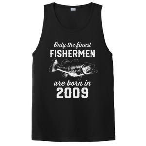 14 Year Old Fisherman Fishing 2009 14th Birthday Gift PosiCharge Competitor Tank