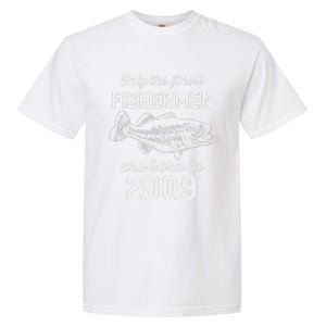 14 Year Old Fisherman Fishing 2009 14th Birthday Gift Garment-Dyed Heavyweight T-Shirt