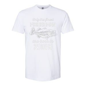 14 Year Old Fisherman Fishing 2009 14th Birthday Gift Softstyle CVC T-Shirt