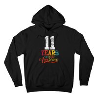 11 Years Of Being Awesome Gifts 11 Years Old 11th Birthday Hoodie