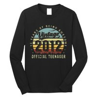 13 Yr Old Gifts Vintage 2012 Teenager 13th Birthday Gift Long Sleeve Shirt