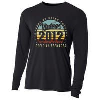 13 Yr Old Gifts Vintage 2012 Teenager 13th Birthday Gift Cooling Performance Long Sleeve Crew