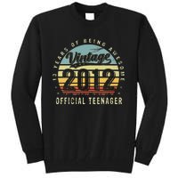 13 Yr Old Gifts Vintage 2012 Teenager 13th Birthday Gift Tall Sweatshirt