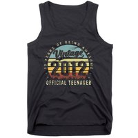 13 Yr Old Gifts Vintage 2012 Teenager 13th Birthday Gift Tank Top