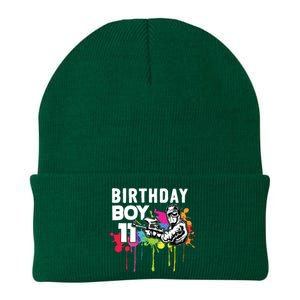 11 Years Old Paintballer Gear Gift 11th Paintball Birthday Knit Cap Winter Beanie