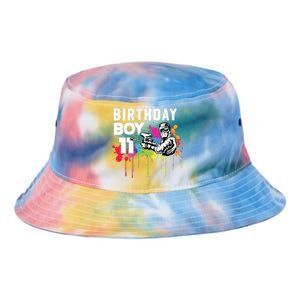 11 Years Old Paintballer Gear Gift 11th Paintball Birthday Tie Dye Newport Bucket Hat