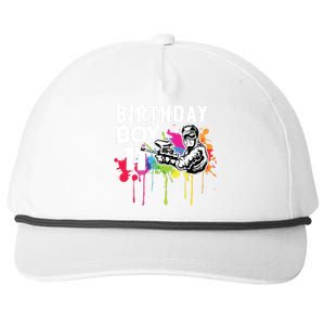 11 Years Old Paintballer Gear Gift 11th Paintball Birthday Snapback Five-Panel Rope Hat