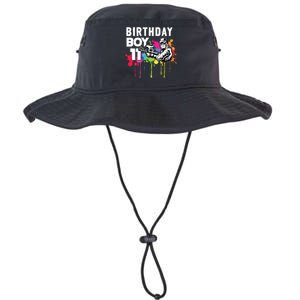 11 Years Old Paintballer Gear Gift 11th Paintball Birthday Legacy Cool Fit Booney Bucket Hat