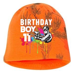 11 Years Old Paintballer Gear Gift 11th Paintball Birthday Kati - Camo Knit Beanie