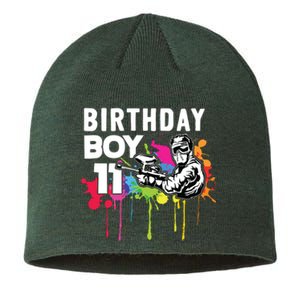 11 Years Old Paintballer Gear Gift 11th Paintball Birthday Sustainable Beanie