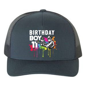 11 Years Old Paintballer Gear Gift 11th Paintball Birthday Yupoong Adult 5-Panel Trucker Hat