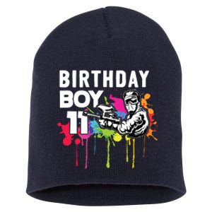 11 Years Old Paintballer Gear Gift 11th Paintball Birthday Short Acrylic Beanie